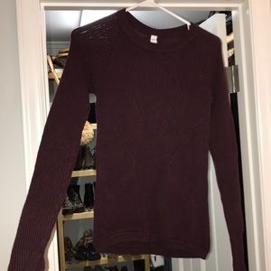 lululemon athletica Sweaters - Lululemon burgundy sweater size 4 lululemon athletica Sweaters - Lululemon burgundy sweater size 4